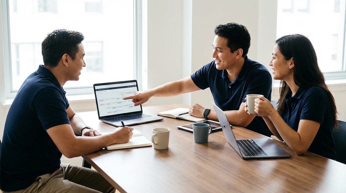 The CartClick editorial team collaborating on content